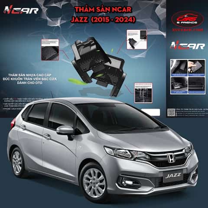Thảm sàn Ncar cho HONDA JAZZ